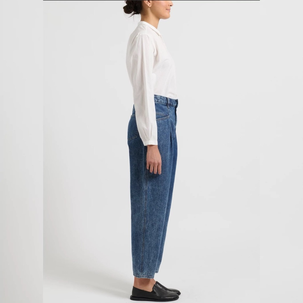 Closed "Pearl" High Waisted Jeans in Dark Blue 26 - Picture 3 of 12